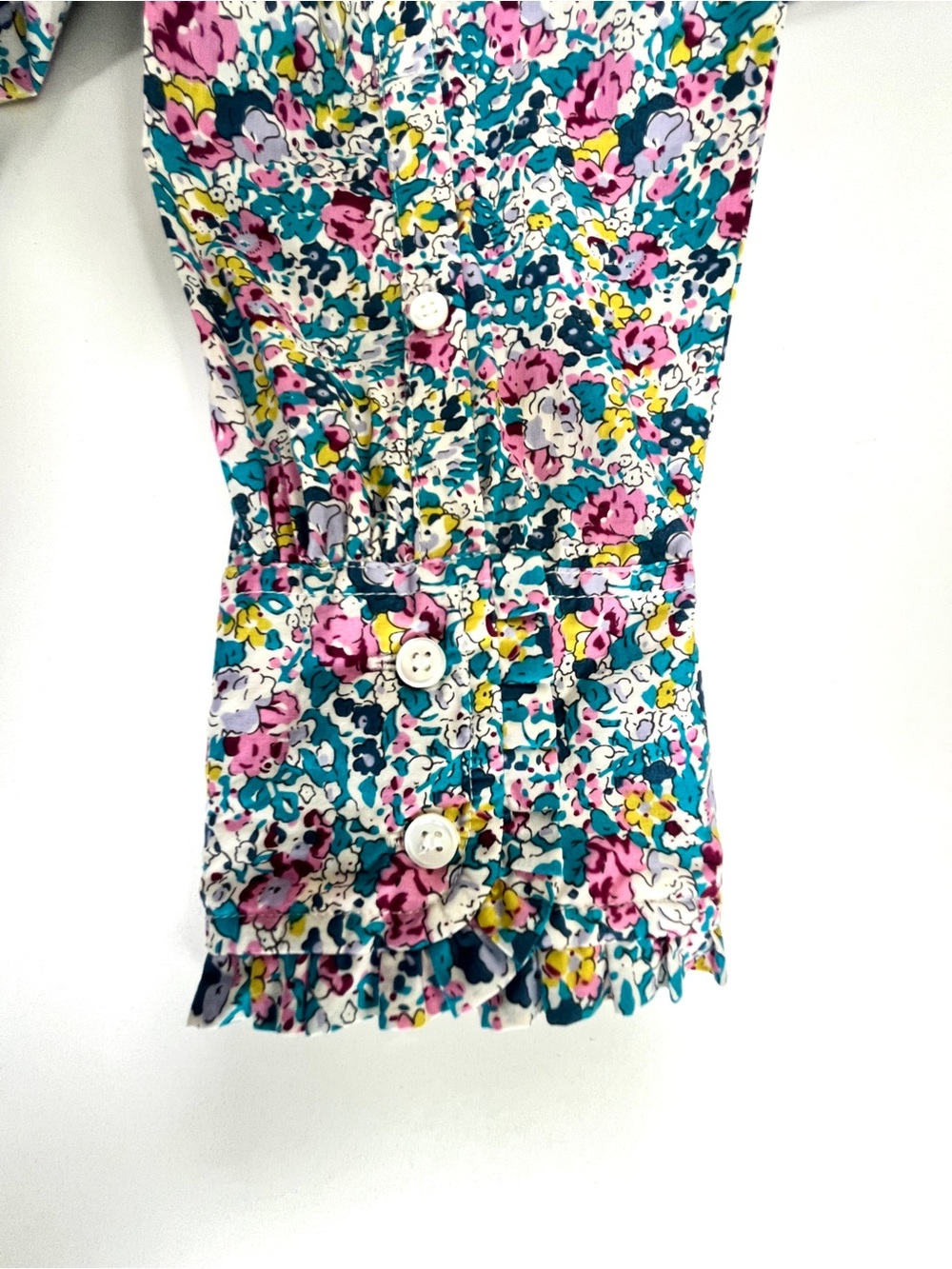 J. Crew Liberty of London, art fabric shirt, size 10 - Picture 4 of 9
